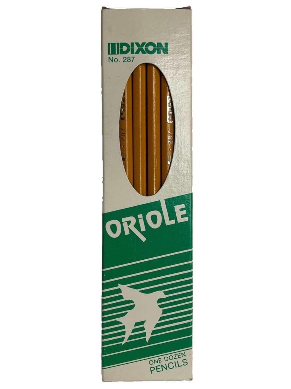 VTG Dixon Oriole Pencils No 287 2-5/10 Medium 12 Pack One Dozen Made In USA New